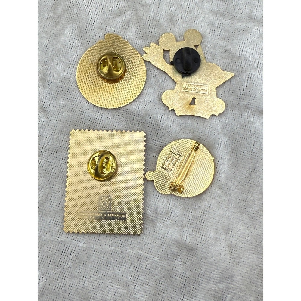 Vintage Mickey Mouse Pin Brooch Lot Stamp Main Street‎ - Picture 7 of 11